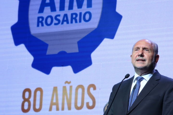 Perotti participó de la cena por el 80° aniversario de la Asociación de Industriales Metalúrgicos de Rosario